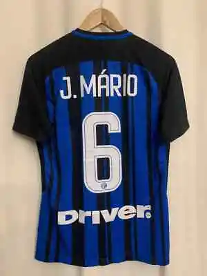 Internazionale 2017/2018 Player Issue Home Football Shirt Jersey J. Mario #6 • £119.99