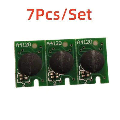 7Pcs Ont-time Chip For Epson Stylus Pro 7600 9600 Ink Cartridge CMYKLCLMLK • $17.67