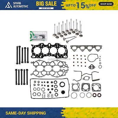 MLS Head Gasket Set Intake Exhaust Valves Fit 90-01 Acura Integra B18A1 B18B1 • $109.99