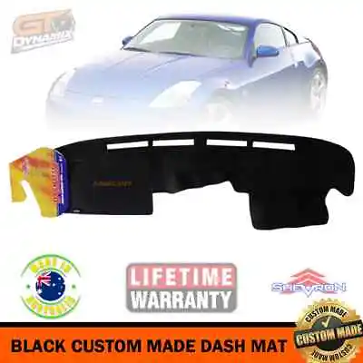 Black Dash Mat For Nissan 350z Z33 Fairlady Nismo Suits All Models DM915 • $89.95