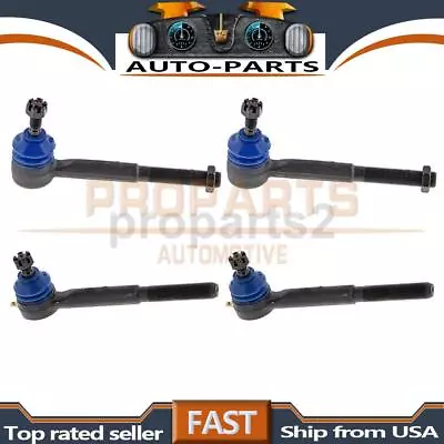 Front Inner Front Outer Steering Tie Rod End Mevotech Fits 1988 1989 GMC C1500 • $121.98