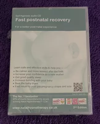 NEW & SEALED Fast Post Natal Recovery: Self Hypnosis 2005 CD FREE UK P&P • £5.95