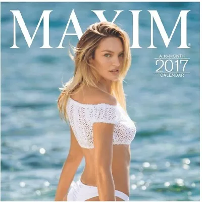 MAXIM 2017 Wall Calendar Hot Sexy Swimsuit Pin Up Girls NEW • $12.99
