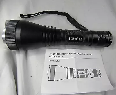 Guide Gear Tactical Flashlight 600LM Cree T6 LED • $18