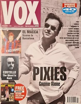 £6.95 • Buy The Pixies Charles Thompson LV Cover VOX Magazine #10 July 1991~Yes~Megadeth