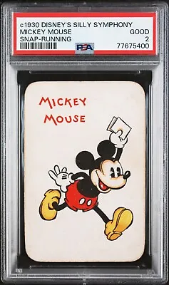 1930 Disney's Silly Symphony Mickey Mouse PSA 2 **Snap Running** • $140