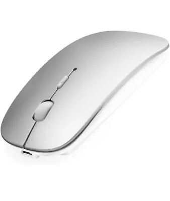 Bluetooth Mouse For Laptop PC MAC Rechargeable Noiseless Mini Wireless Mouse  • £7.95