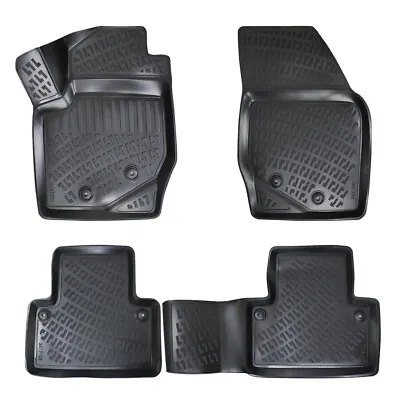 Floor Mats Liner For Volvo XC90 2002-2014 3D Molded Waterproof All Weather Black • $94.90