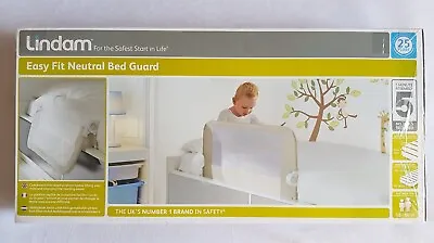 Lindam Easy Fit Bed Guard (Neutral) New Read • £24.50