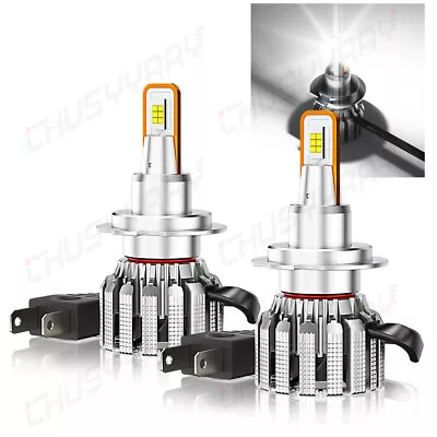 2x H7 LED Headlight Motorcycle Bulb For Yamaha YZF-R6 2003-2015 YZF-R1 2007-2014 • $42.39