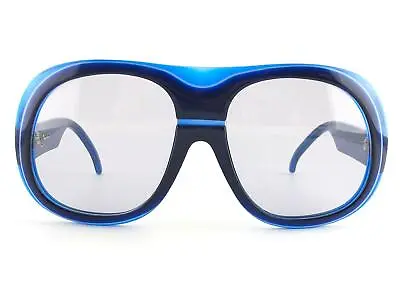 Vintage Pierre Cardin Electric Blue Oversized 1970 Collector France Sunglasses • $899