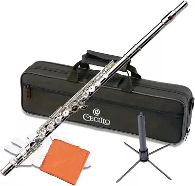 Cecilio Closed Hole C Flute For Kids & Beginner/Intermediate - Nickel- • $37.24