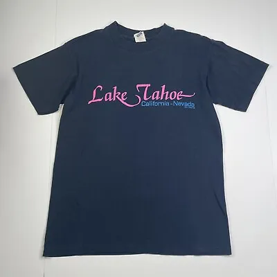 Lake Tahoe Cali Vintage Tennessee River Mens Single Stitch Tee T Shirt Size M • $4.99