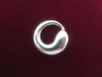 Tiffany & Co Peretti Spain Sterling Silver Eternal Circle Pendant • $143.32
