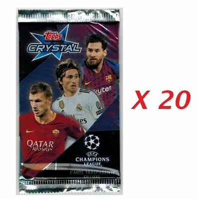 Champions League 2018-2019 Crystal Lot 20 Packs Cards Topps • $42.35