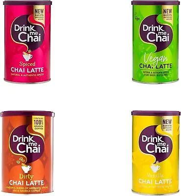 Drink Me Chai Spiced Vanilla Dirty Vegan Latte Flavours - Pack Of 1 To 6 • £8.99