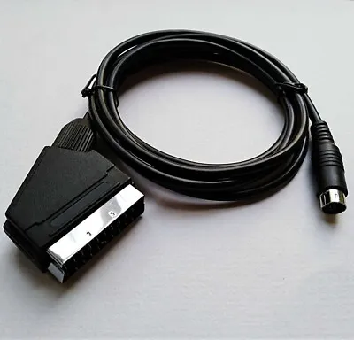 New Sega Saturn RGB Scart Cable - NTSC & PAL 6FT Scart Video Cord Us Stock A288 • $9.50