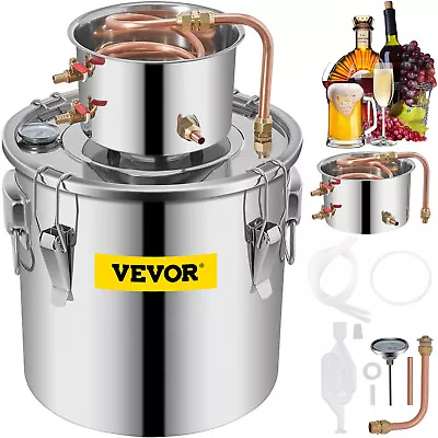 8Gal 30L Alcohol Distiller Moonshinestill Water Wine Boiler Home Brewing Kit • $115.99