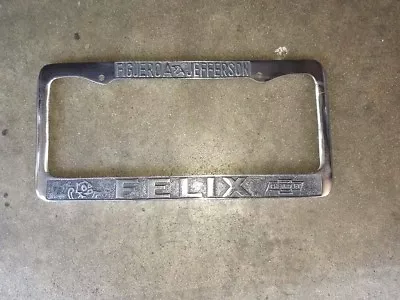 Felix Chevrolet License Plate Frame Single Vintage Style • $49.99