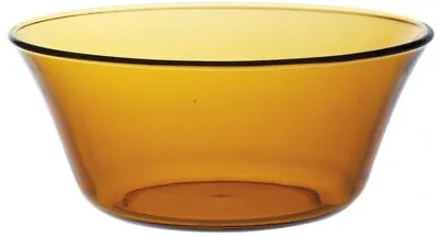 Duralex Lys Amber Large Glass Salad Pasta Fruit Bowl 22cm 2.2L • £7.23