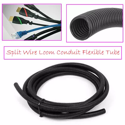 Split Flex Wire Loom Tube / High Temperature Convoshield Choose Hot Sizes LOT • $18.04