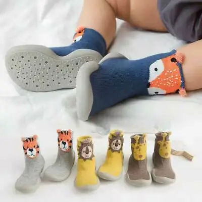 £5.82 • Buy Moccasins Baby Slippers Floor Socks Boy Anti-slip Toddler Outdoor Fuzzy Shoes