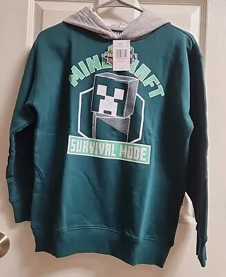 Minecraft Creeper Hoodie By Mad Engine Kids Medium 10/12 • $23