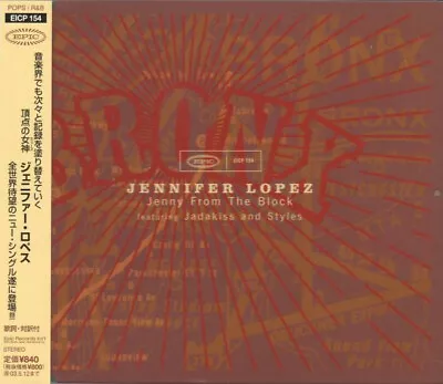 £19.99 • Buy Jennifer Lopez Featuring Jadakiss And Styles P - Jenny From The Block (CD, Si...