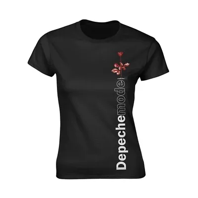 DEPECHE MODE - VIOLATOR SIDE ROSE BLACK T-Shirt Girlie  Womens: 16 • $39.77