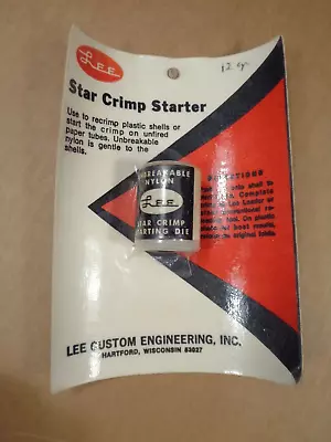 Vintage Lee Star Crimp Starter 12 Gauge 8 Segments  USA - NOS Sealed • $16.19