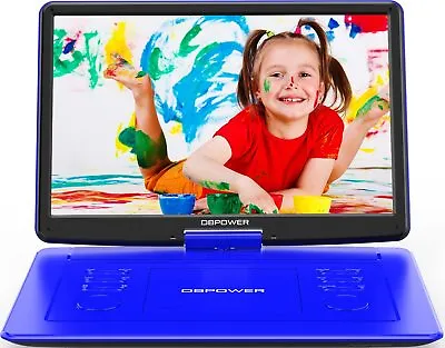 17.9  Portable DVD Player 15.6  Swivel Screen 6 Hours Battery Region Free USB/AV • $94.48