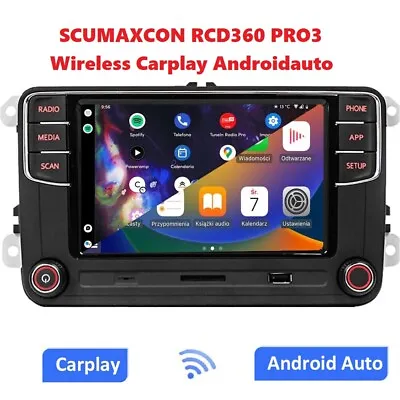 Car Stereo RCD360 PRO3 RCD330 Wireless Carplay AndroidAuto BT For VW GOLF JETTA • $359