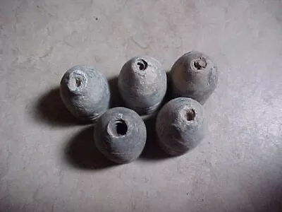 5 Dug Dropped Wormed .58 Minie Balls/bullets-Found Ft. Craig New Mexico 1960's • $9.95