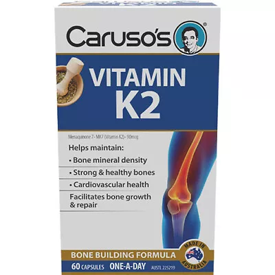 Caruso's Vitamin K2 60 Capsules • $15.79