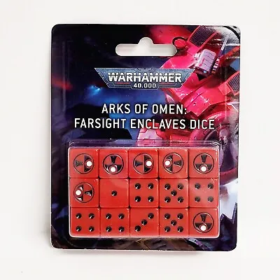 Warhammer 40000 Arks Of Omen: Farsight Enclaves Dice Set 56-65 • $24.99