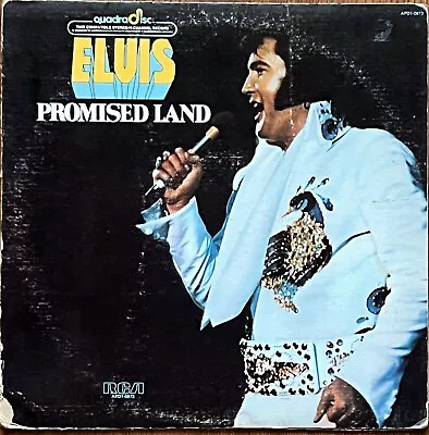 Elvis Presley LP Promised Land Rare Quadraphonic  Issue Vinyl Is Clean • $38