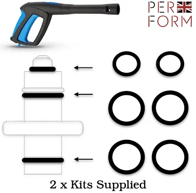 Nilfisk Alto G3 G4 Pressure Washer Trigger Internal O-Ring Seals Kits By Perform • £5.85