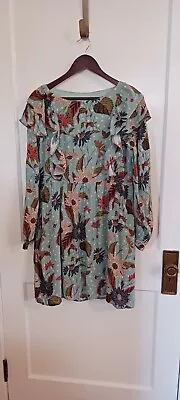 Spartina Millie Ruffle Dress Riverside Station Vintage Floral Size Medium  • $45.50