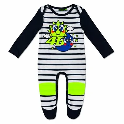 VR46 Official Valentino Rossi Sun & Moon Baby Overall - VRKOA 394003 • £25.99