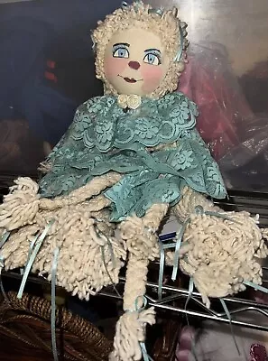 Vintage Handmade Mop Head Doll • $28.99