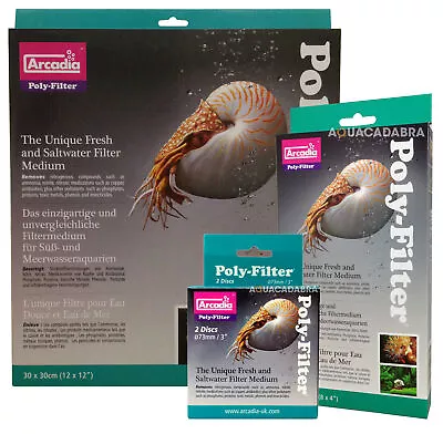 Arcadia Polyfilter Pad External Filter Sump Media Marine Aquarium Fish Tank Poly • £56.70