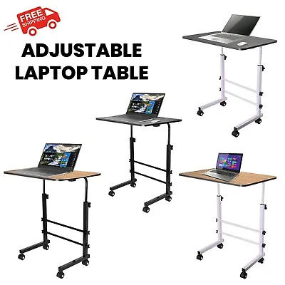 £28.49 • Buy Adjustable  Portable Laptop Table Stand Lap Room Sofa Computer Folding Desk UK