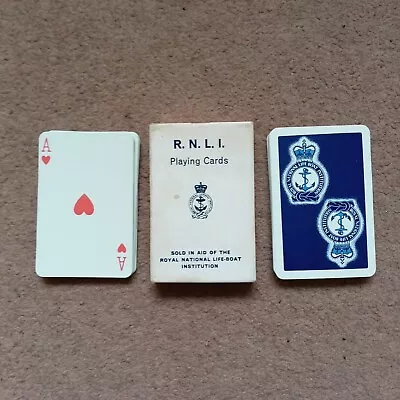 Vintage Pack Of Playing Cards. RNLI Theme. Complete Suit. 2 Jokers. VGC. • £4.50