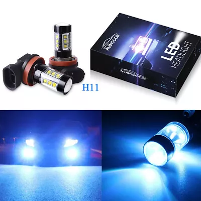 LED Fog Light Bulb H11 High Power 200W Lamps 8000K Blue Fog Light Bulbs DRL Kit • $15.99