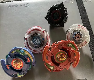 Beyblade Vintage Metal / Plastic Lot BEYBLADE RARE TOMY HASBRO  LOT OF 5 • $125