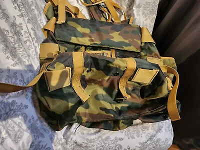 US Woodland Camo Alice Pack Medium Rucksack & Shoulder Straps LC-1 No Frame • $68