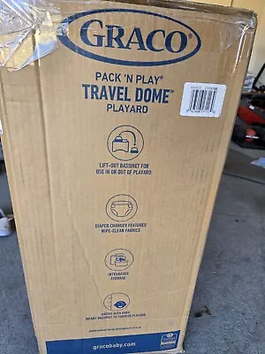 Graco 2109198 Pack N Play Travel Dome Playard W Full Size Infant Bassinet Oskar • $70