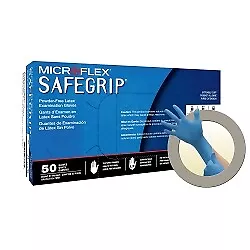Micro Flex SG375L-CASE Microflex Safegrip Ec Sg-375 Latex Gloves Size L • $149.68