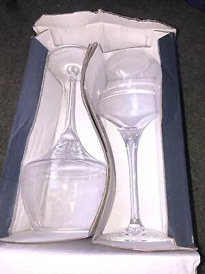 New CHEF & SOMMELIER Tall Shaped Wine Glasses Pair • £10