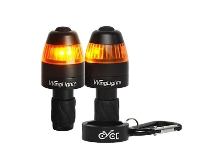 £39.99 • Buy Winglights 360 V3 Mag Direction Indicators & Permanent Sidelights For Bikes